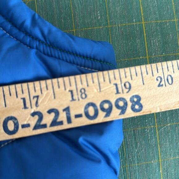 Columbia Women's Blue Quilted Sleeveless Puffer Vest Zip Front sz S Pockets - Picture 5 of 6